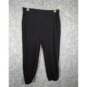White House Black Market Women's The Jogger Casual Pants Black Size M